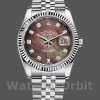 Replique Rolex Datejust 36mm Unisex-116234-Noir MOP-Diamant Cadran Noir MOP Diamant