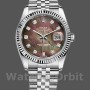 Replique Rolex Datejust 36mm Unisex-116234-Noir MOP-Diamant Cadran Noir MOP Diamant