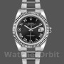 Replique Rolex Datejust 36mm Unisex-116234-Roman Numeral-Black Dial Noir
