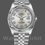 Replique Rolex Datejust 36mm Unisex-116234-Cadran argenté-Ambres bleus Argenté