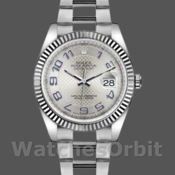 Replique Rolex Datejust 36mm Unisex-116234-Cadran argenté-Nucléaire argenté
