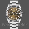 Replique Rolex Datejust 36mm Unisex-116234-Waves-Bronze Cadran Diamants Waves Bronze Diamonds