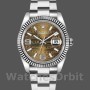 Replique Rolex Datejust 36mm Unisex-116234-Waves-Bronze Cadran Diamants Waves Bronze Diamonds
