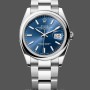 Replique Rolex Datejust 36mm Unisex-126200-Cadran bleu-Acier inoxydable Bleu