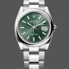 Replique Rolex Datejust 36mm Unisex-126200-Cadran Index Vert-Acier Inoxydable Cadran Vert