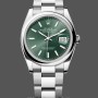 Replique Rolex Datejust 36mm Unisex-126200-Cadran Index Vert-Acier Inoxydable Cadran Vert