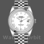 Replique Rolex Datejust 36mm Unisex-126200-Acier inoxydable-Cadran romain blanc Blanc