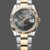 Replique Rolex Datejust 36mm Unisex-126233 0036-Slate Grey Dial Grey