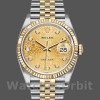 Replique Rolex Datejust 36mm Unisex-126233-Champagne Cadran Jubilee-Colonne cannelée Champagne
