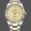 Replique Rolex Datejust 36mm Unisex-126233-Champagne Cadran Motif Champagne