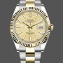 Replique Rolex Datejust 36mm Unisex-126233-Champagne Cadran Motif Champagne