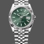 Replique Rolex Datejust 36mm Unisex-126234-Acier inoxydable-Cadran vert menthe Vert menthe