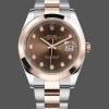 Replique Hommes - Rolex Datejust 126301-41mm, Chocolate Brown