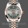 Replique Hommes Rolex Datejust 41mm Hommes-126301-Rose Gold-Slate Grey Wimbledon Dial Grey