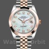 Replique Hommes Rolex Datejust 41mm Hommes-126301-White MOP Diamond Dial MOP