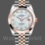 Replique Hommes Rolex Datejust 41mm Hommes-126301-White MOP Diamond Dial MOP