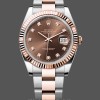 Replique Rolex Day Date 36-M128238 0130 unisexe, or jaune, automatique, cadran diamant vert, vert