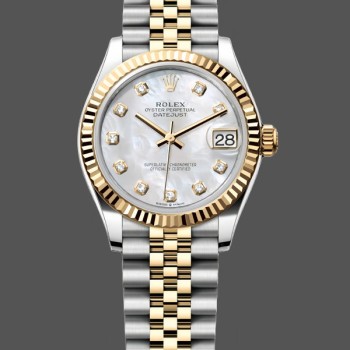 Replique Hommes - Rolex Datejust 41-126333, Golden Fluted Motif, Champagne Dial Cadran Champagne