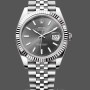 Replique Hommes - Rolex Datejust-126334 0014, 41mm, cadran gris rhodium foncé