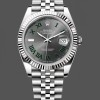 Replique Rolex Datejust 36-126231 0030, cadran ardoise, bracelet Oyster, gris, unisexe