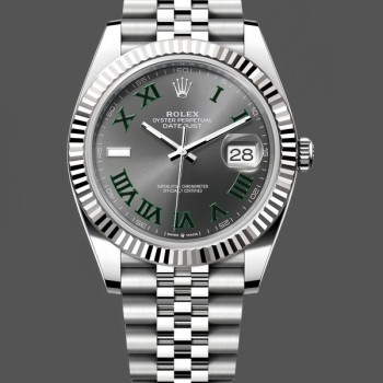 Replique Rolex Datejust 36-126231 0030, cadran ardoise, bracelet Oyster, gris, unisexe