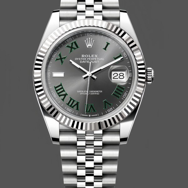 Replique Rolex Datejust 36-126231 0030, cadran ardoise, bracelet Oyster, gris, unisexe