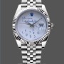 Replique Rolex Day Date 36-m128238 0118 unisexe, lunette cannelée, cadran vert ombré, bracelet President, cadran vert ombré