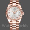 Replique Rolex Datejust-178275, 31mm, Everose Gold Jubile Silver Dial, Lady Silver pour femme