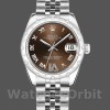 Replique Femmes Rolex Datejust 31mm Femmes-178344-Bronze Dial-VI Diamonds Bronze