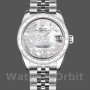 Replique Rolex Datejust 31mm Femmes-178344-White Mother-of-Pearl Diamond Dial MOP