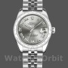 Replique Rolex Datejust 31mm Femmes-178344-Cadran gris rhodié-bracelet jubilé gris