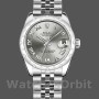 Replique Rolex Datejust 31mm Femmes-178344-Cadran gris rhodié-bracelet jubilé gris