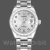 Replique Rolex Datejust 31mm Femme-178344-Silver Jubilee Diamond Dial Argent