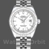 Replique Rolex Datejust 31mm Femmes-178344-Cadran blanc-Acier inoxydable Blanc