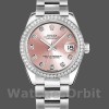 Replique Rolex Datejust-178384, 31mm, cadran diamants roses, lunette diamants, Lady Pink pour femme