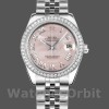 Replique Femmes Rolex Datejust 31mm Femmes-178384-Pink Cadran nacre rose