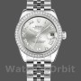Replique Rolex Datejust 31mm Femmes-178384-Argenté Cadran Romain-Acier Inoxydable Argenté<br />