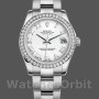 Replique Femmes Rolex Datejust 31mm Femmes-178384-White Roman Numeral Dial White