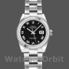 Replique Rolex Datejust 26mm Femme-179160-Cadran romain noir-Bracelet huître noir