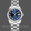 Replique Rolex Datejust 26mm Femme-179160-Cadran romain bleu-bracelet huître bleu