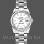 Replique Femmes Rolex Datejust 26mm Femmes-179160-Cadran indexé blanc-lunette bombée blanc