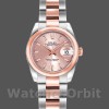 Replique Rolex Datejust-179161 pour femme, 26mm, acier inoxydable et or Everose, cadran indexé rose, Lady Pink