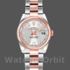 Replique Rolex Datejust 26mm Femme-179161-Cadran indexé argenté-acier inoxydable et or Everose Argent