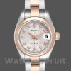 Replique Rolex Datejust 26mm Femme-179161-Cadran Anniversaire Jubilé Argent-Acier inoxydable & Or Everose Argent