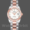 Replique Rolex Datejust 26mm Femme-179161-Cadran romain blanc-acier inoxydable et or Everose blanc