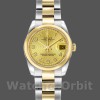Replique Rolex Datejust-179163, 26mm, cadran champagne à cercle concentrique, lunette bombée, Lady Champagne pour femme