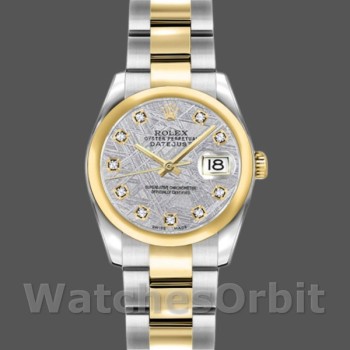 Replique Rolex Datejust-179163 pour femme, 26mm, cadran gris météorite, lunette bombée, Lady Grey