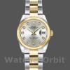 Replique Rolex Datejust 26mm Femme-179163-Argent Cadran diamant Lunette bombée Argenté