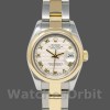 Replique Rolex Datejust-179163 pour femme, 26mm, cadran ivoire pyramide, lunette lisse, Lady Ivory
