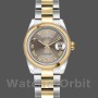 Replique Rolex Datejust-179163 pour femme, 26mm, cadran gris soleil, lunette bombée, Lady Grey